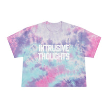 "Intrusive Thoughts" Tie-Dye Crop Tee