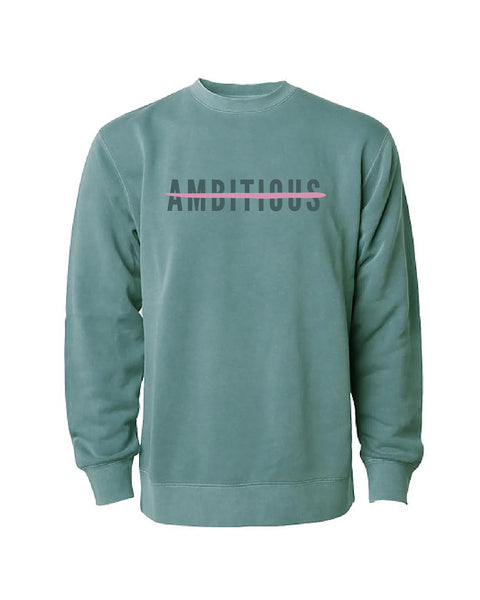 Ambitious Strikethrough Crewneck Sweatshirt