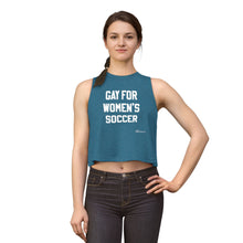"Gay for Women's Soccer" Racerback Tank Top
