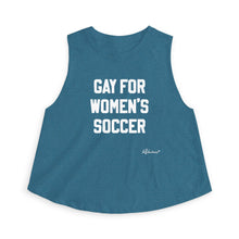 "Gay for Women's Soccer" Racerback Tank Top