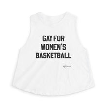 "Gay for Women's Basketball" Racerback Tank Top