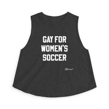 "Gay for Women's Soccer" Racerback Tank Top