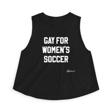 "Gay for Women's Soccer" Racerback Tank Top