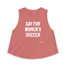 "Gay for Women's Soccer" Racerback Tank Top