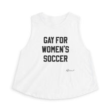 "Gay for Women's Soccer" Racerback Tank Top