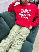 "Mrs. Claus Rejects Productivity Culture" Crewneck Sweatshirt