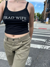 "Trad Wife" Cropped Tank Top