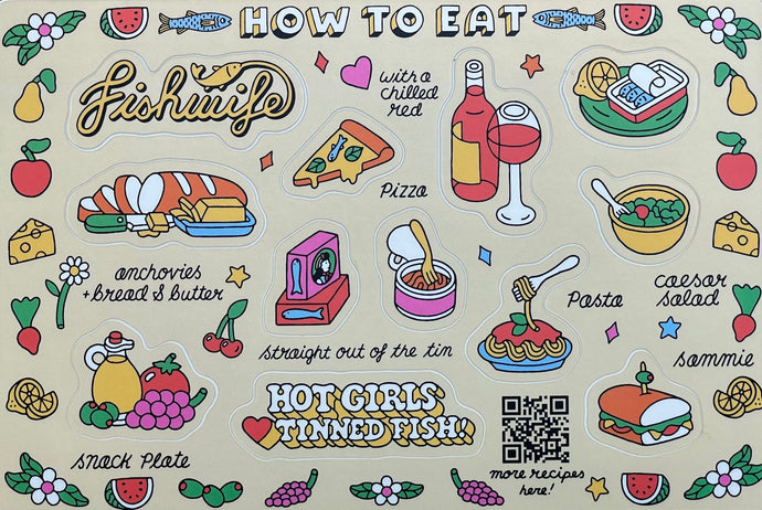 Fishwife Sticker Sheet (10-pack)
