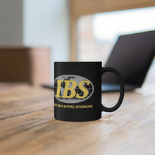 "Irritable Bowel Syndrome (IBS)" Black mug 11oz
