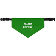 "Chaotic Bisexual" Pet Bandana Collar