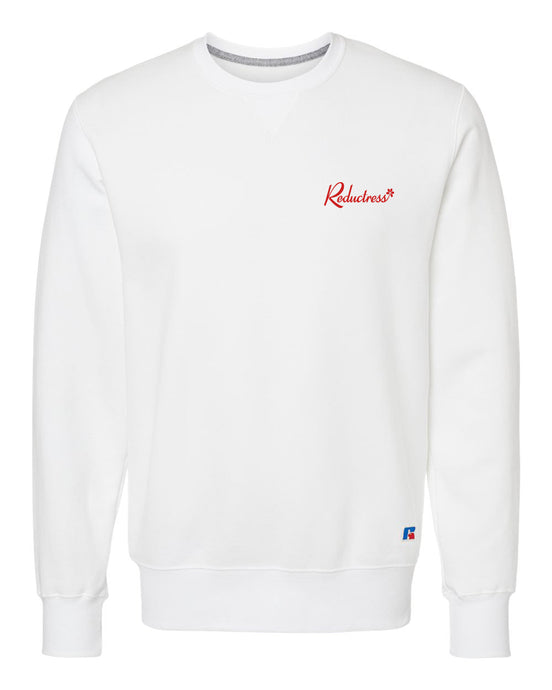 Reductress Logo Heavyweight Crewneck Sweatshirt (White)