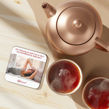 "Am I Relaxing for Self-Care or Am I Just Immobilized by Indecision?" Hardboard Back Coaster