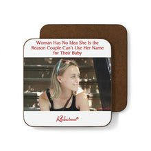 "Woman Has No Idea She Is the Reason Couple Can’t Use Her Name For Their Baby" Hardboard Back Coaster